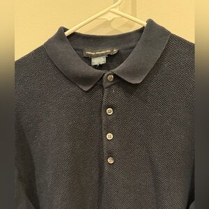 French Connection Navy Blue Men's Shirt